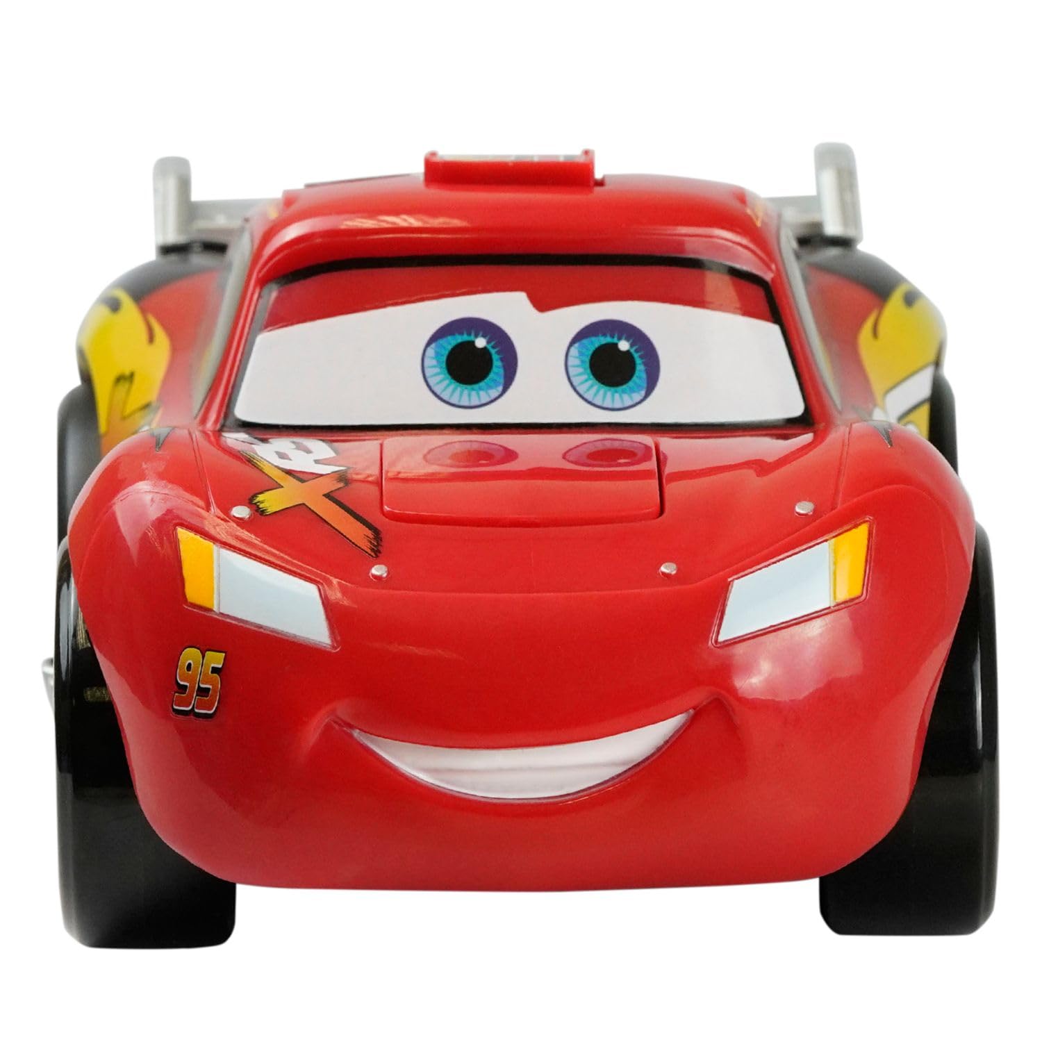 Disney Store Lightning McQueen roof 95 press for engaging sound effects during pretend races