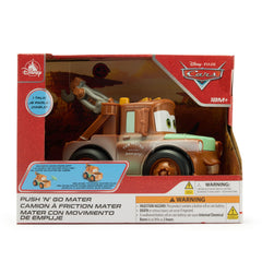 Disney Store Mater gift-ready packaging enhances store-ready gifting.