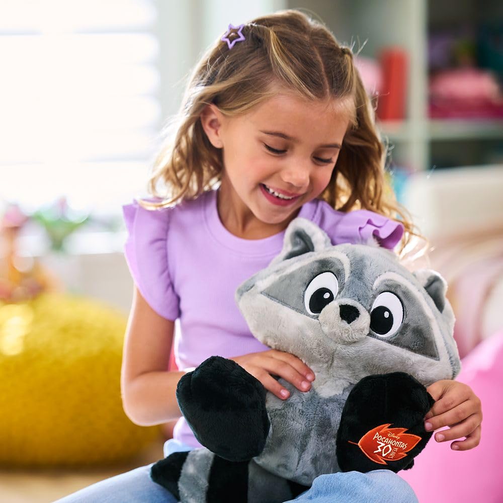 Disney Store Meeko Big Feet plush embroidered features highlighting charm