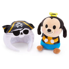 Disney Store Goofy back strap with hook-and-loop for easy attachment.