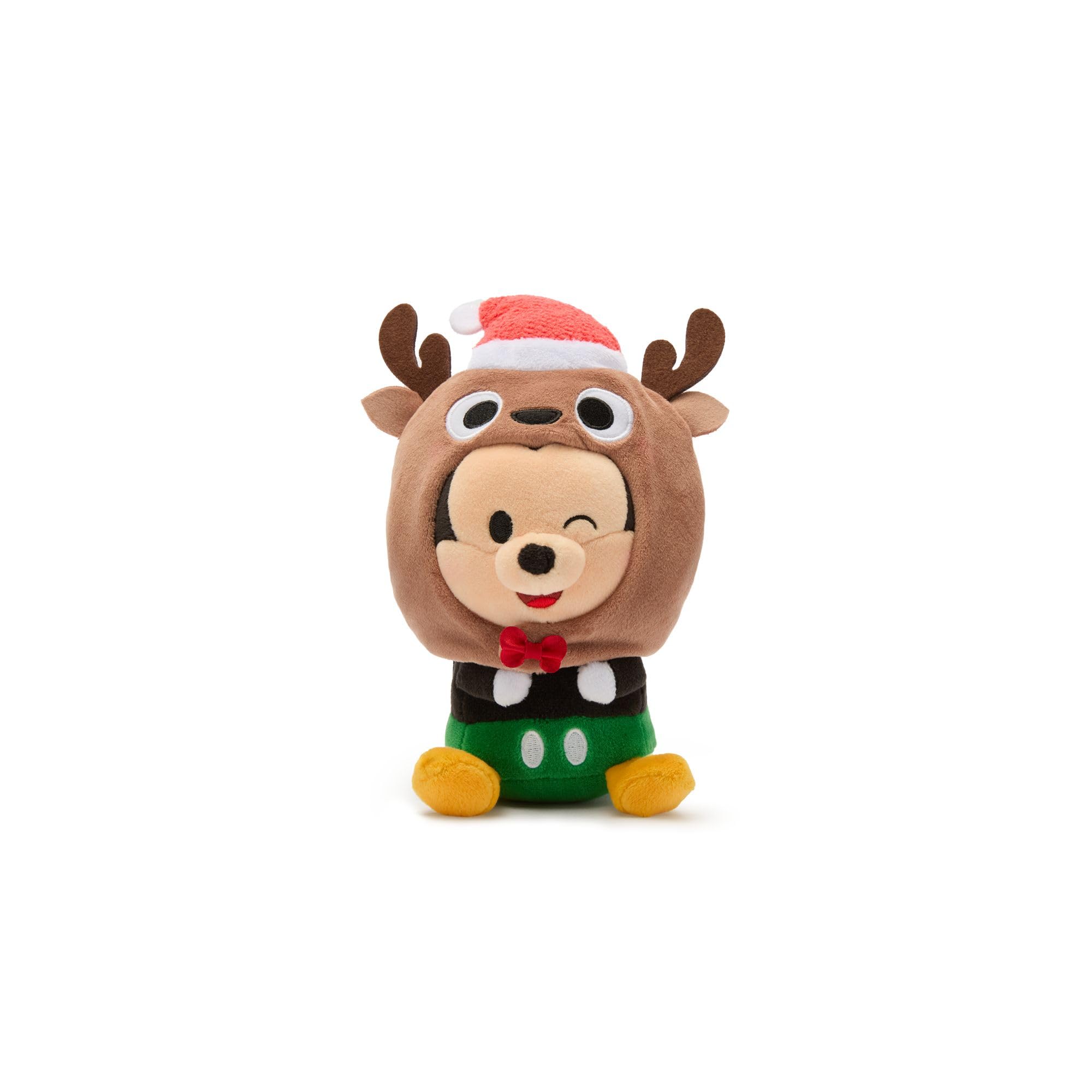 Disney Store Mini Mix-Its Mickey with holiday hat for festive play.