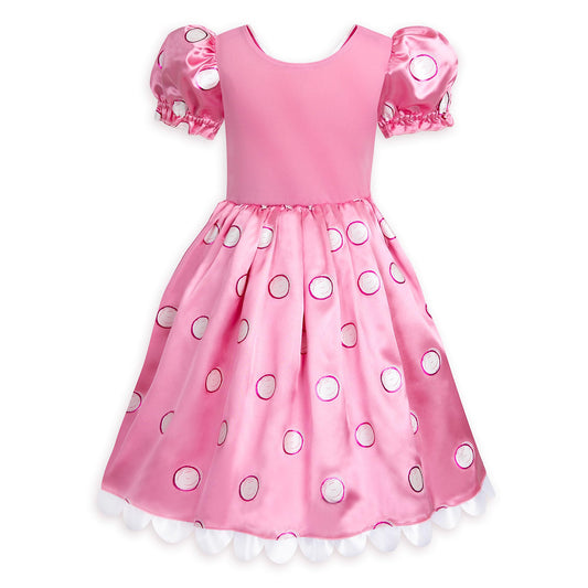 Disney Store white satin gloves complete the iconic Minnie look for pretend play
