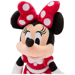 Detailed sculpting and soft fabric make this Minnie Mouse plush delightful