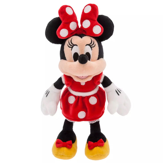 Minnie Mouse plush with embroidered features for a charming keepsake