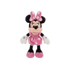 Disney Store Minnie Mouse pink dress bean bag plush ready for cuddles and play.