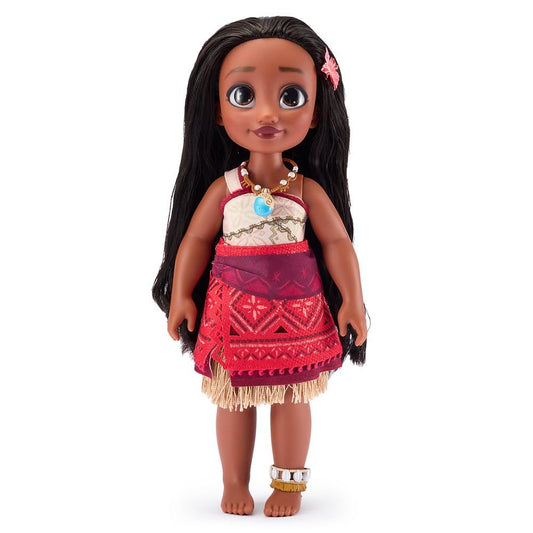 Disney Store Moana Once Upon a Story doll in display box for collection