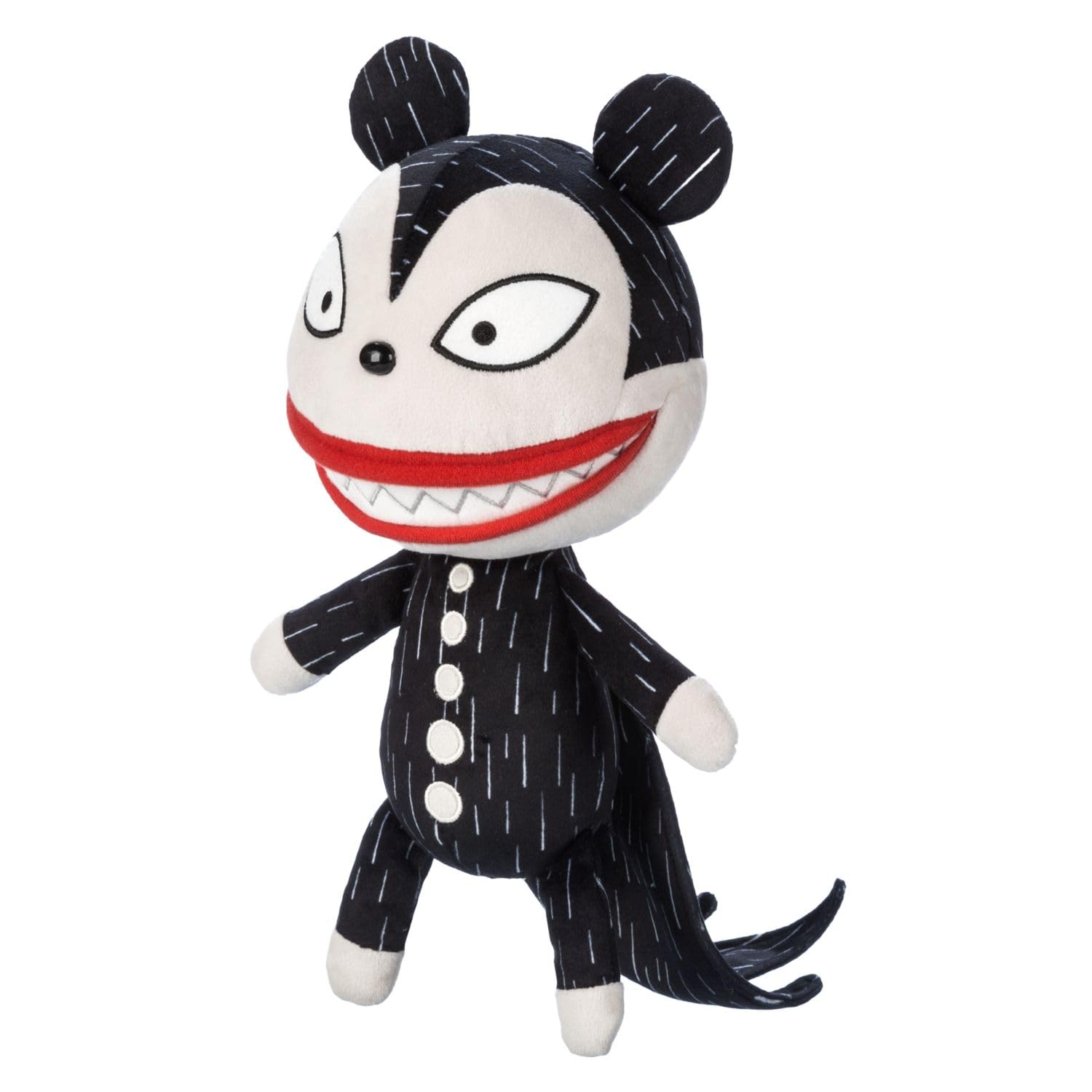 Disney Store Vampire Teddy features embroidered detailing for a refined look.