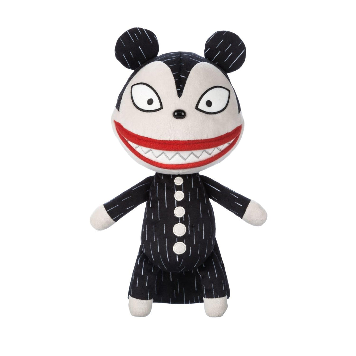 Disney Store Vampire Teddy plush detail showcases lifelike sculpting for cuddling and display.