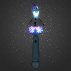 Disney Store Olaf musical snow wand figure glows for cozy Frozen play