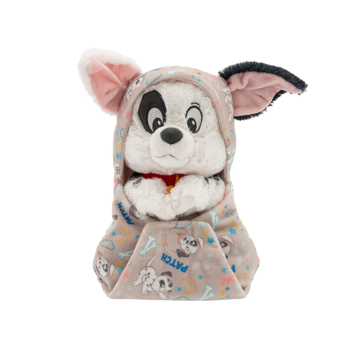 Disney Store Patch plush with soft reversible swaddle for cozy baby cuddles