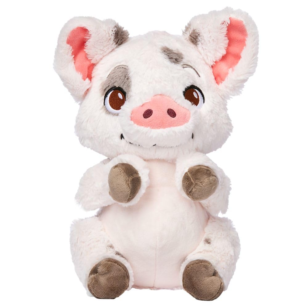 Disney Store Pua plush removable swaddle showcases playful use for pretend play.
