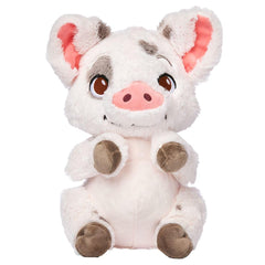 Disney Store Pua plush removable swaddle showcases playful use for pretend play.