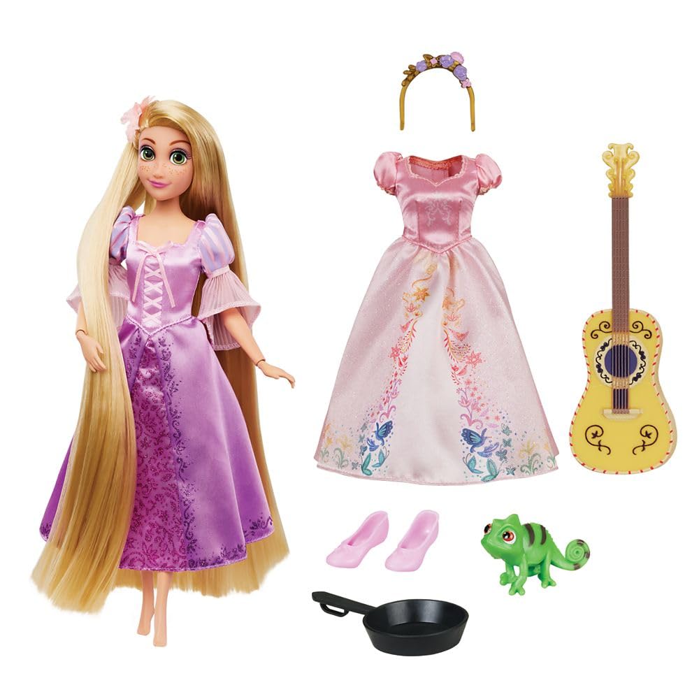 Disney Store Rapunzel Story Doll box opens into tower play area and stage