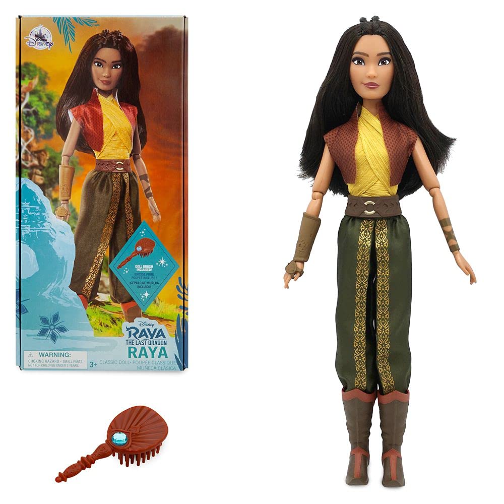 Disney Store Raya deluxe costume with wrap top and vest for dress-up stories.