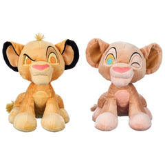 Disney Store Simba & Nala plush set pack shot showing the pair for collectors