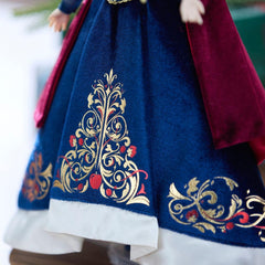 Snow White 2025 packaging window display with commemorative blue elements