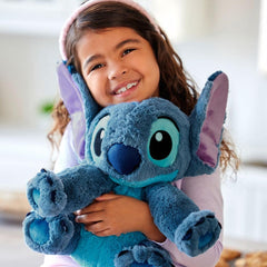 Disney Store Stitch medium plush with embroidered features and tail for collectability