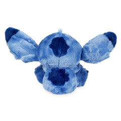 Disney Store Stitch plush with overstuffed feet and appliqué pads makes a cute display piece.