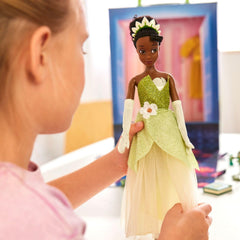 Disney Store Tiana bayou-themed packaging unfolds into a play area.