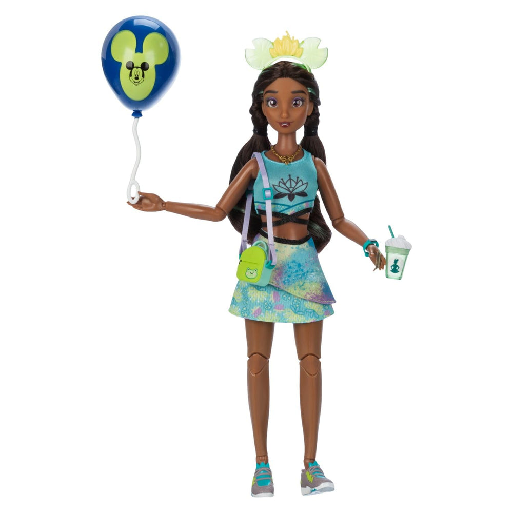 Disney Store Tiana ily 4EVER doll with poseable hair for imaginative play.