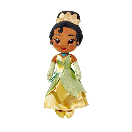 Disney Store Tiana plush doll, 14-inch height, ideal for cuddles
