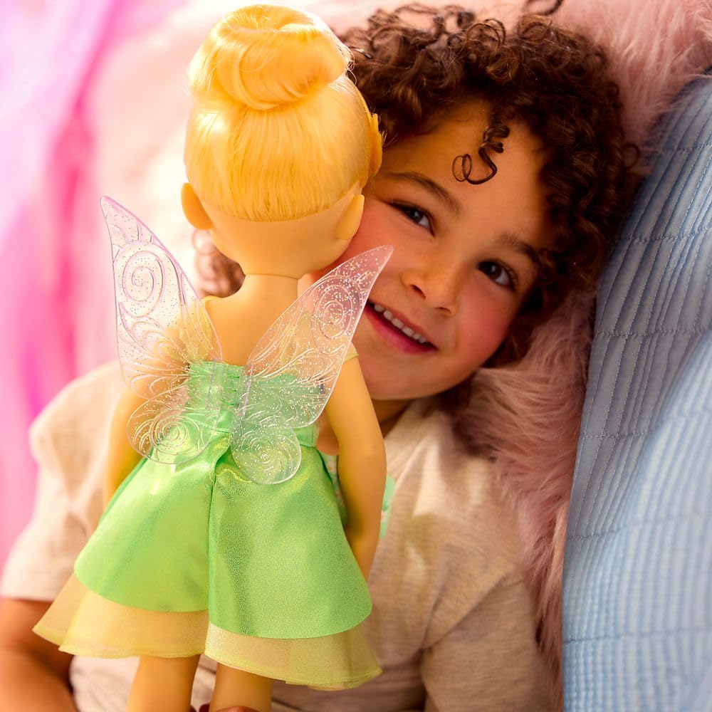Disney Store Tinker Bell molded pom shoes with wings for poseable display