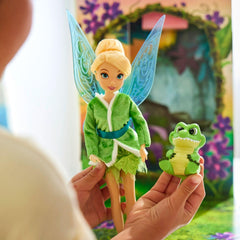 Disney Store Tinker Bell Story Doll includes baby Tick-Tock figure for added play.