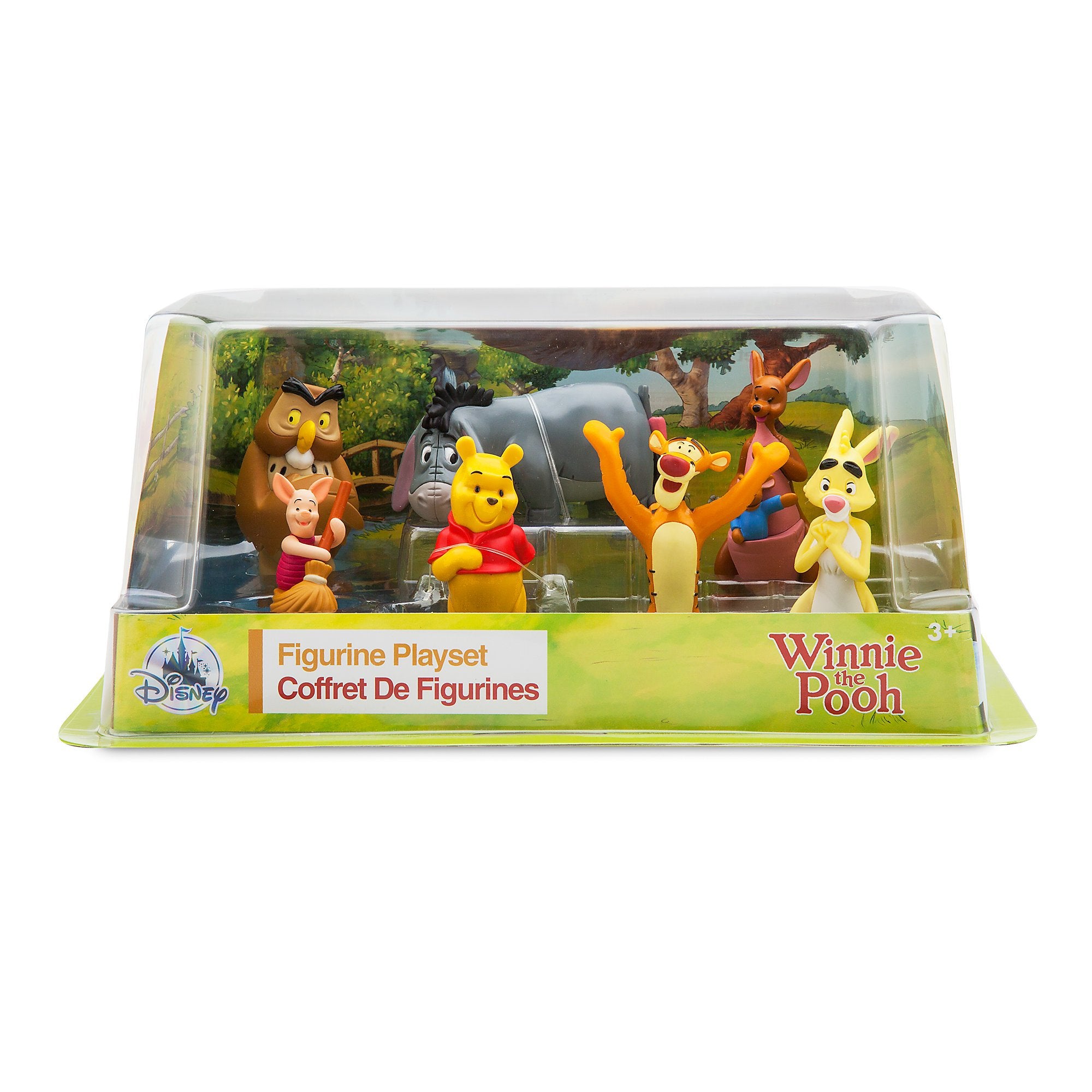 Disney Winnie the Pooh 7-Figure Play Set figures close-up for storytelling play.