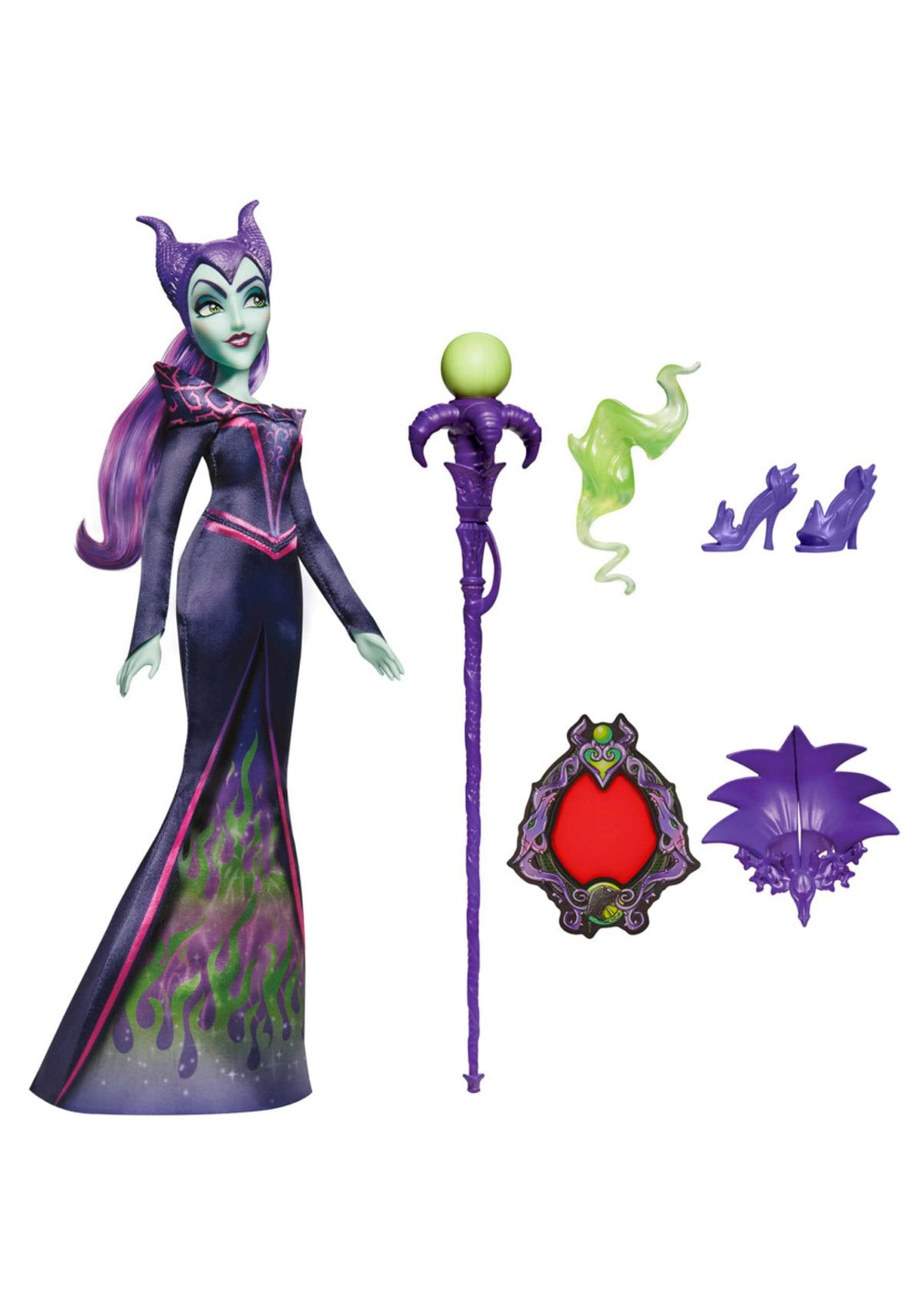 Disney Villains Maleficent fashion doll includes decoder lens for hidden-image discoveries