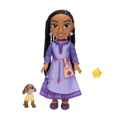 Disney's Wish Singing Asha doll with Valentino and Star figures for storytelling play