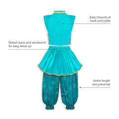 Jasmine costume ready for pretend play, Halloween, or festive fun