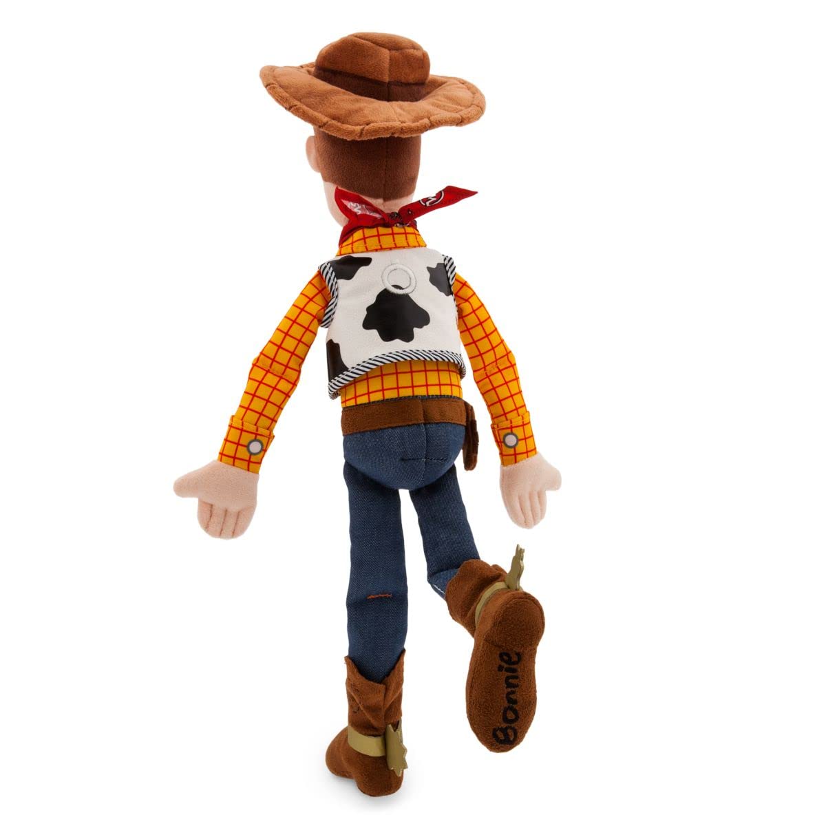 Woody plush with embroidered eyes offers soft, durable cuddles.