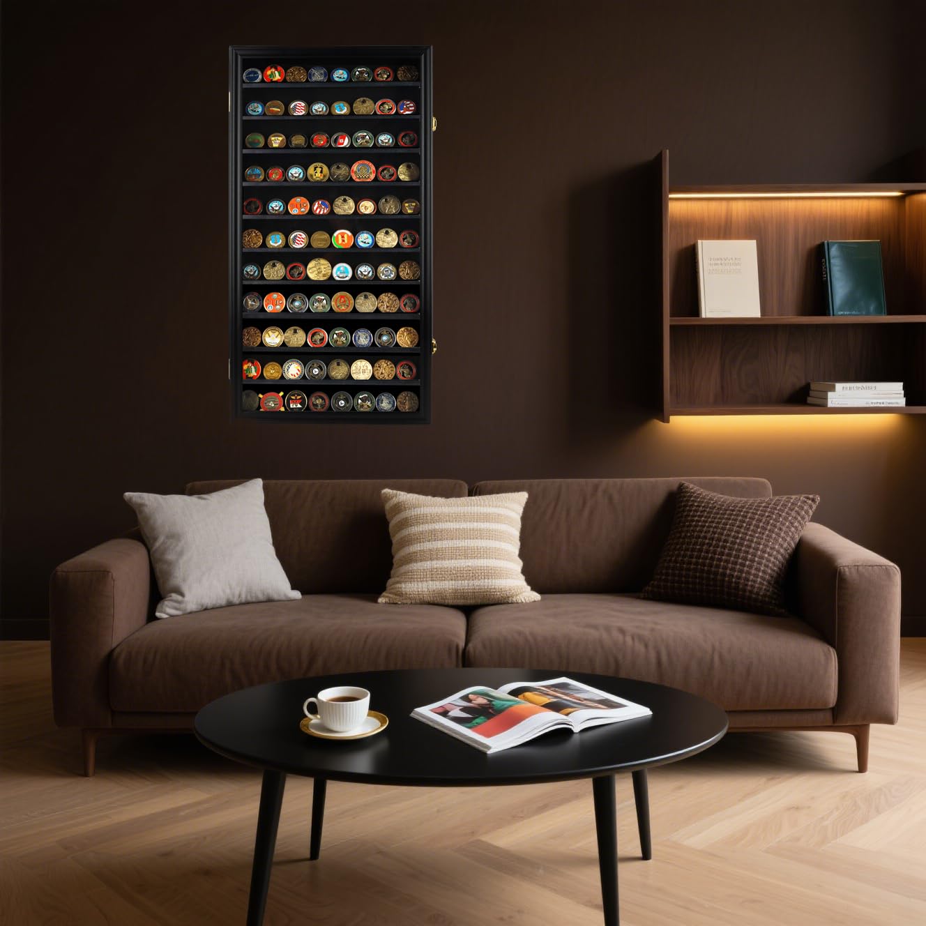 DisplayGifts 88-coin capacity supports standard 1.75-inch coins.