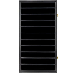 DisplayGifts acrylic front and door protect coins while keeping them visible.