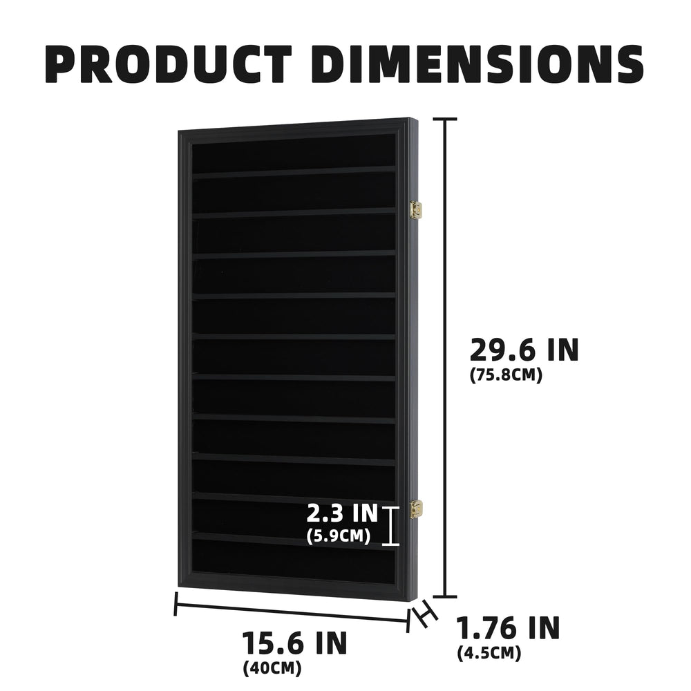DisplayGifts coin grooves securely grip coins to prevent sliding during display.