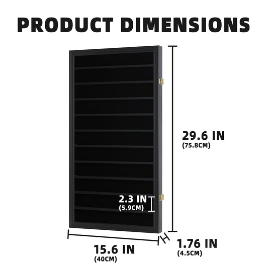 DisplayGifts coin grooves securely grip coins to prevent sliding during display.