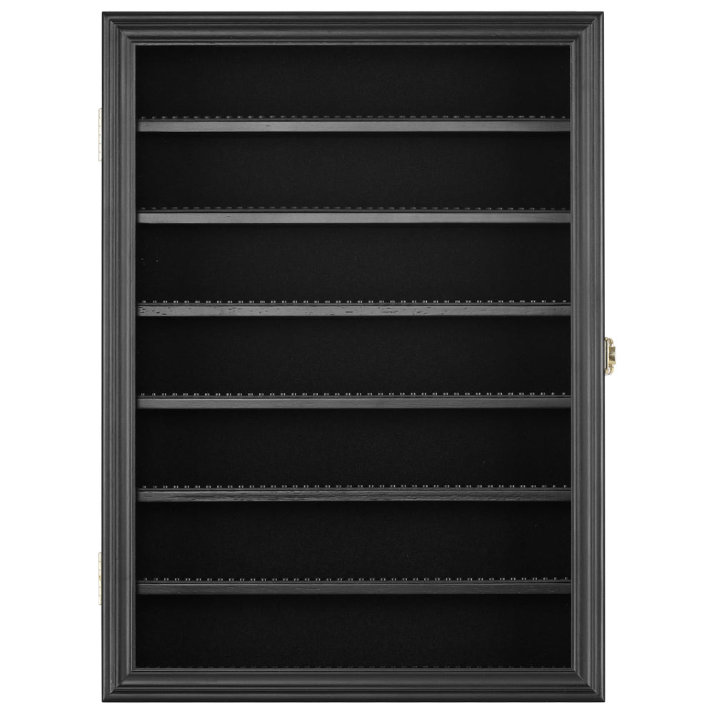 DisplayGifts Minifigure Display Case wall-mount hooks ready for quick installation.