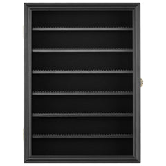 DisplayGifts Minifigure Display Case wall-mount hooks ready for quick installation.
