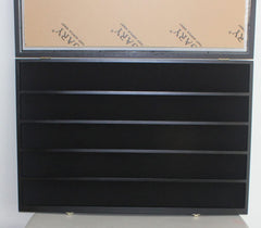 DisplayGifts lockable acrylic door protects cards while on display.