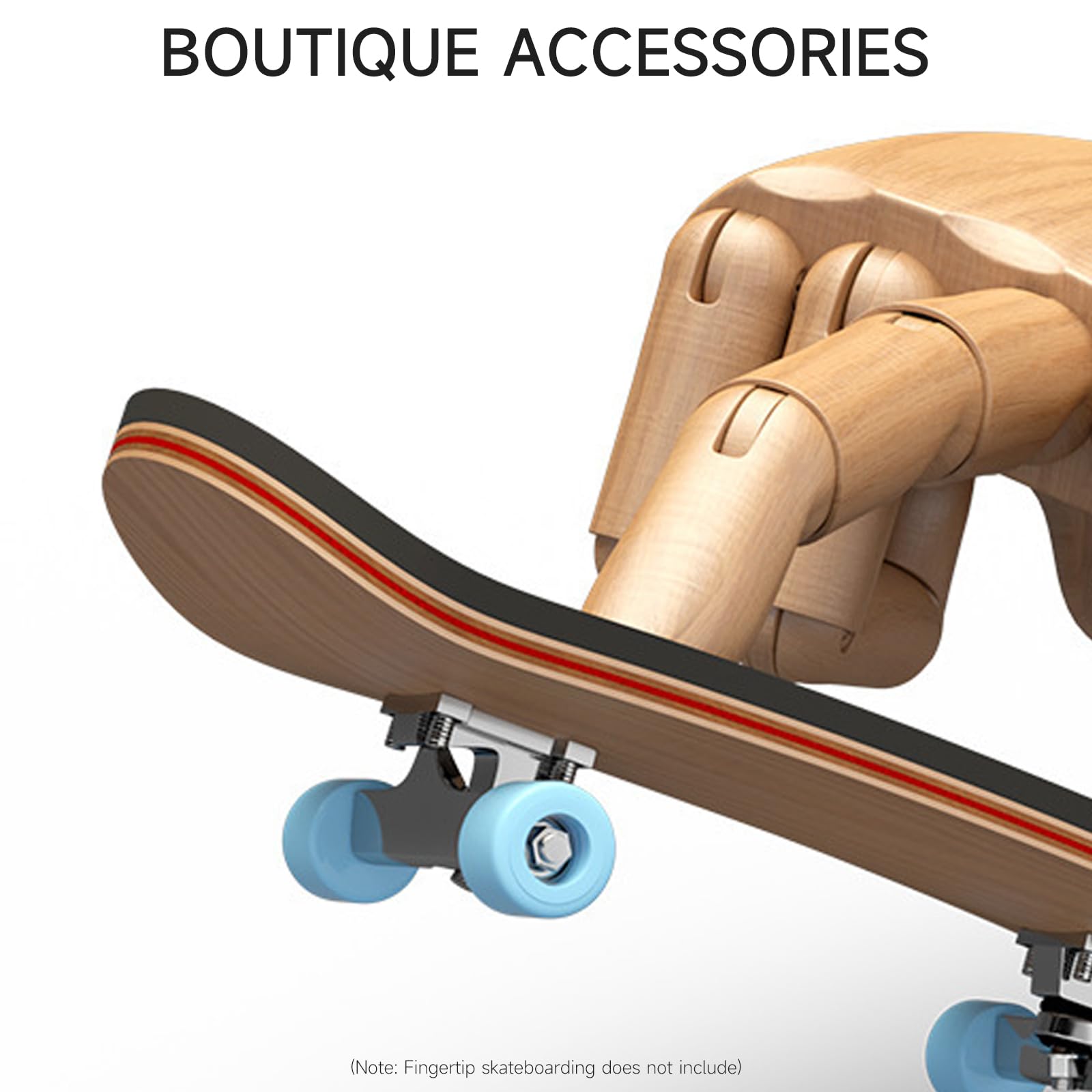DisplayMore 30mm zinc alloy trucks provide solid, stable rides.