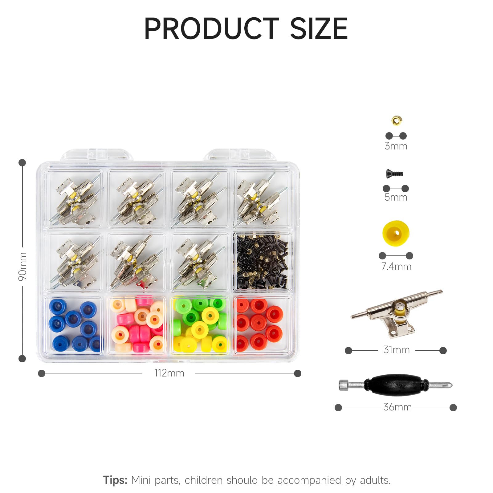 DisplayMore brackets (14 pcs) for sturdy fingerboard builds and reliable performance.