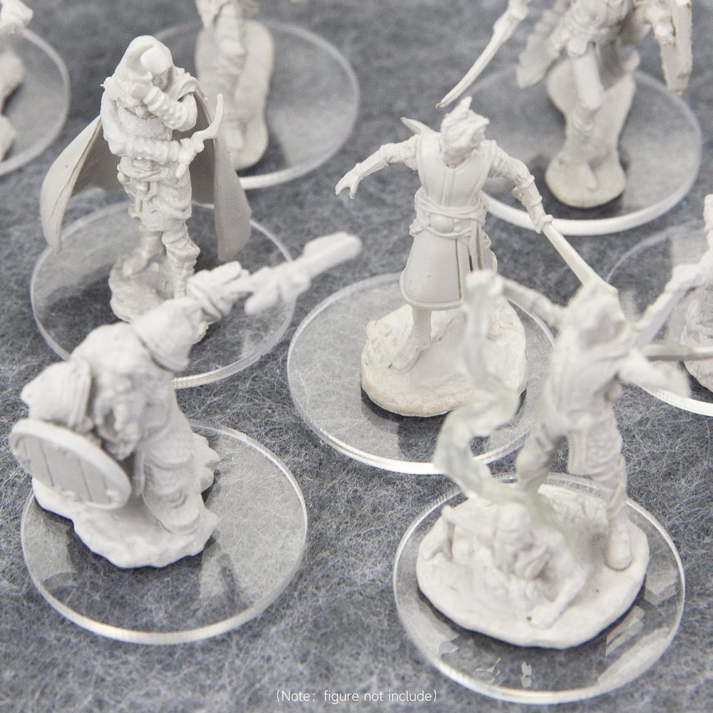 DisplayMore minimalist base design complements diverse chess and miniature setups.