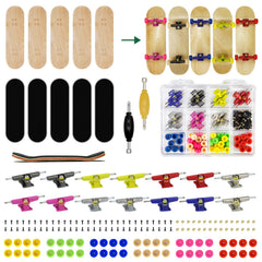 DisplayMore premium fingerboard deck with maple veneer for durable DIY builds.