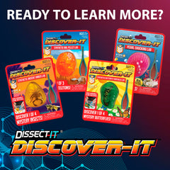 Dissect It Discover-It learning guide included enriches paleontology curiosity at home.