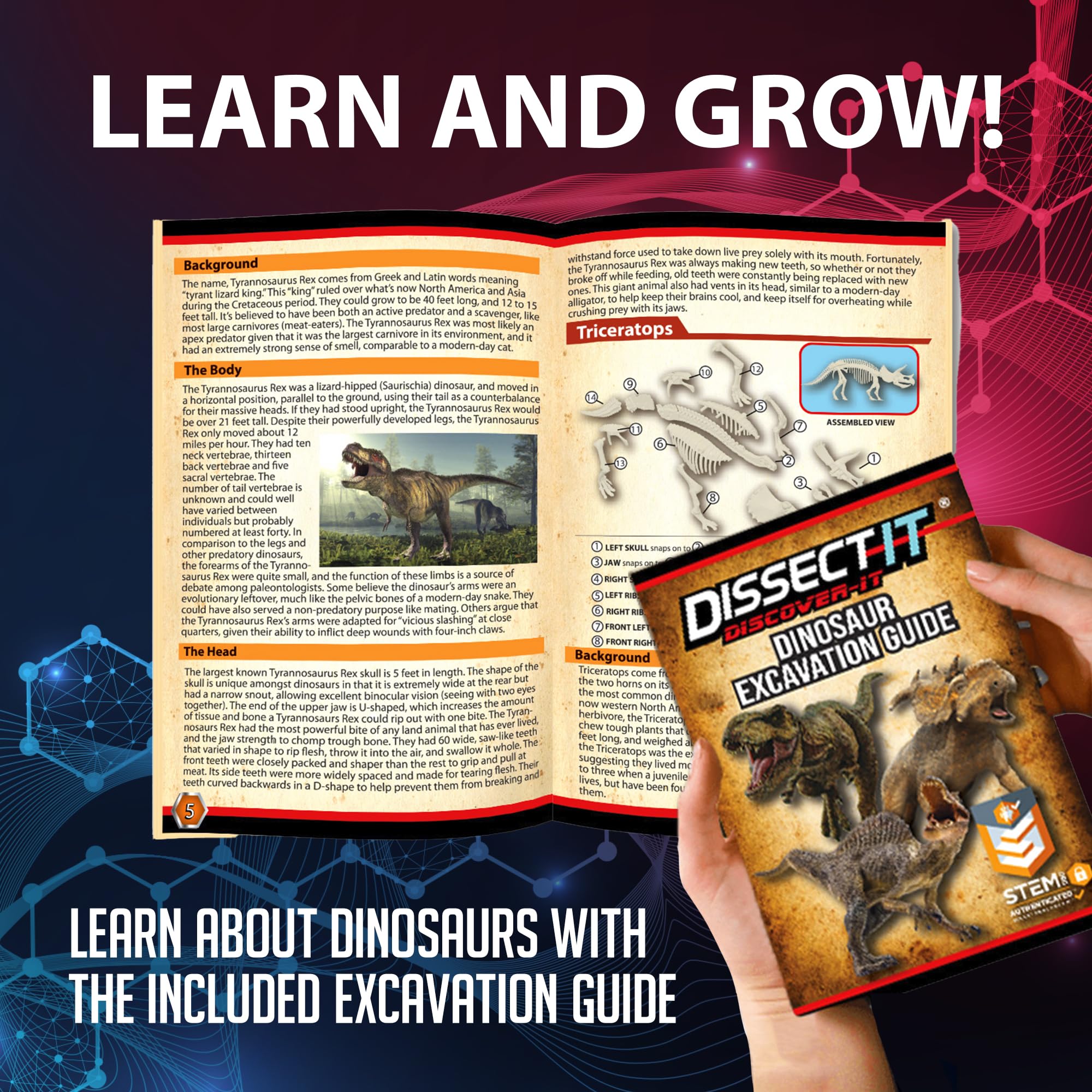 Dissect It Discover-It gel dig mat and guide support engaging at-home learning.