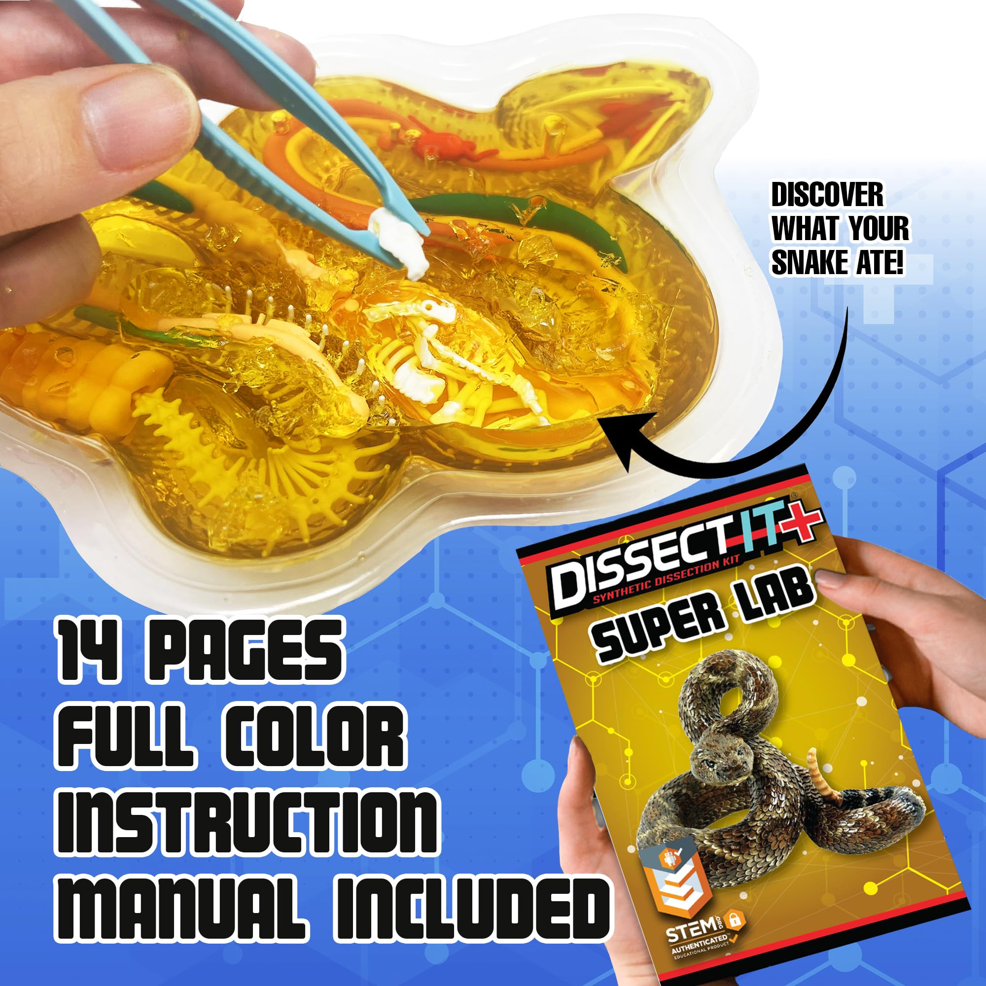 Dissect It refill gel packs enable repeated dissections for practice.