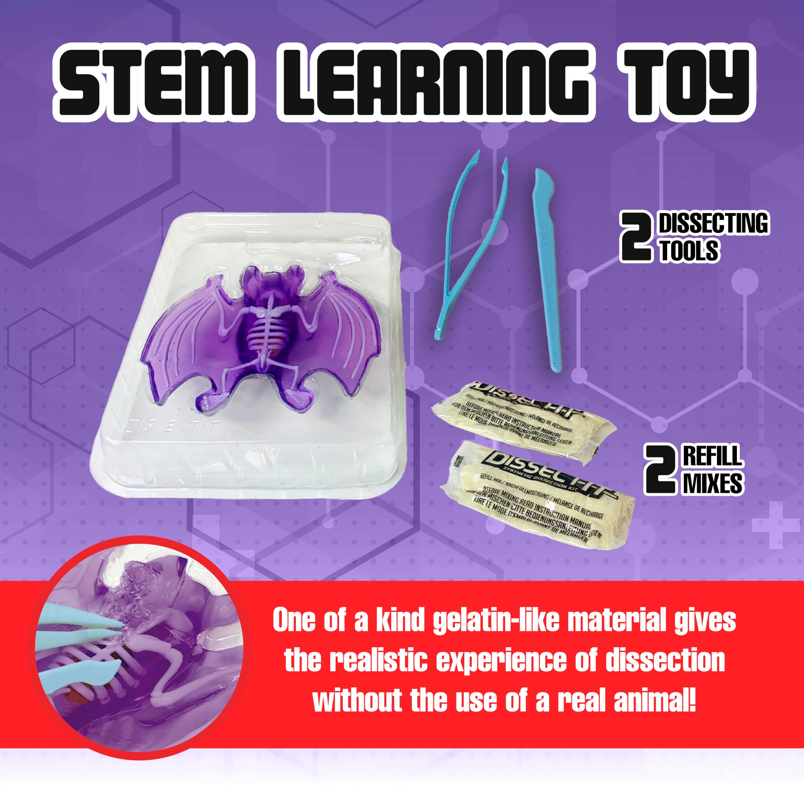 Dissect-It refill gel packs enable uninterrupted study sessions