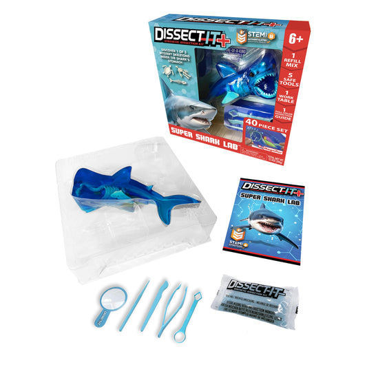 Dissect-It Super Shark Lab 40-piece shark skeleton for hands-on learning