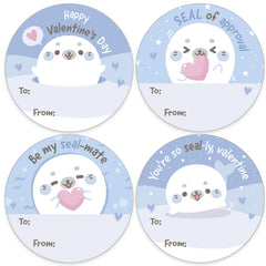 DistinctivS Arctic Seal Pup sticker design 1 for classroom treats