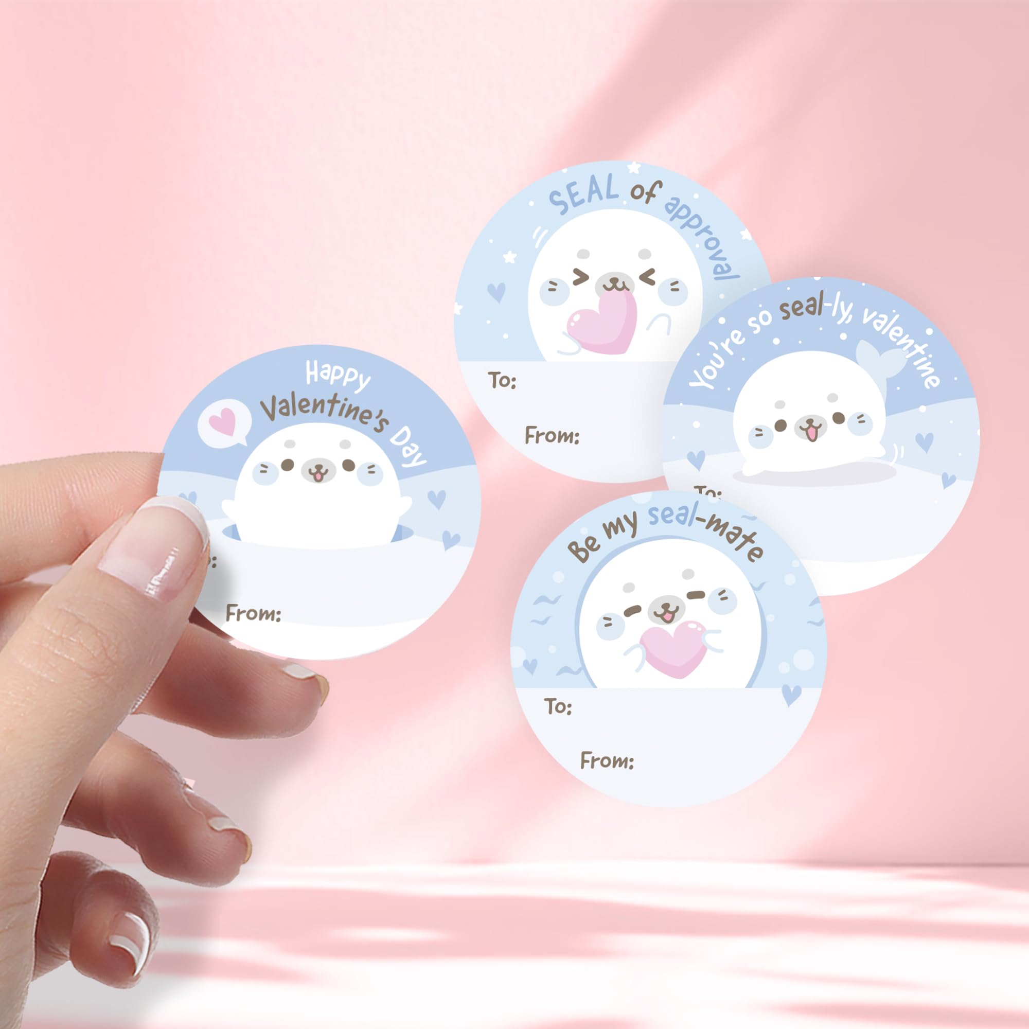 DistinctivS Arctic Seal Pup sticker design 2 adds fun to student gifts